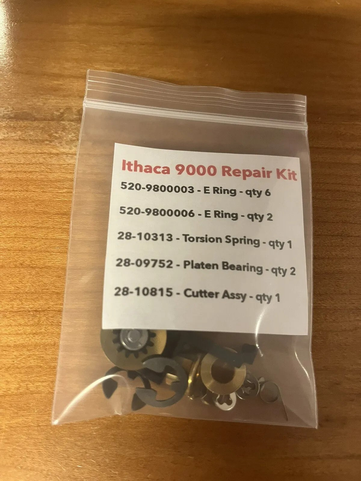Ithaca 9000 Repair Kit